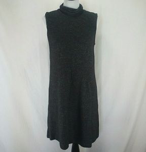 Philosophy Dress Size L Turtle Neck Grey Black